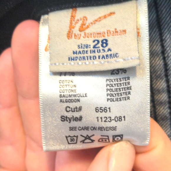 Citizens of humanity jean wide leg, size 28/Black - Picture 4 of 5